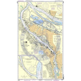 NOAA Nautical Chart 18526: Port of Portland, Including Vancouver;Multnomah Channel-southern part